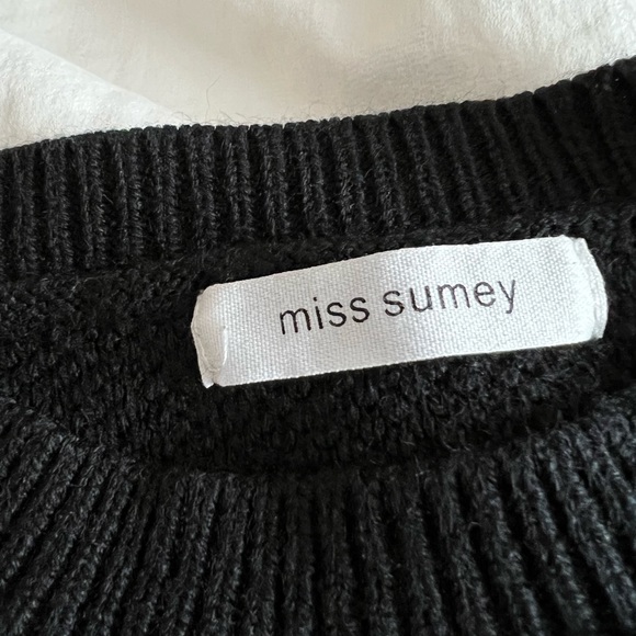 Oversized Gingham Sweater - Picture 3 of 4